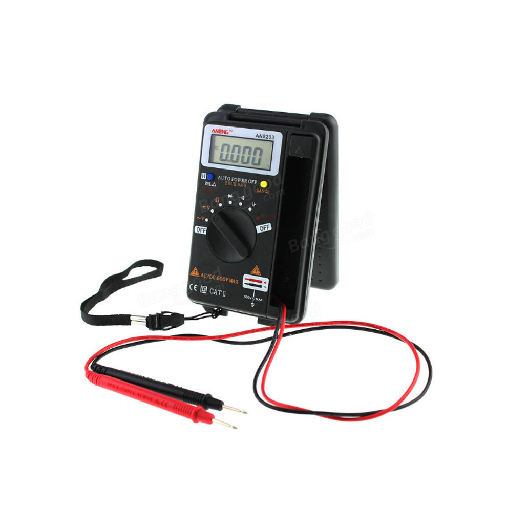 New 4000 Counts True Rms Mini Digital Multimeter Voltage Resistance Frequency 623414396462