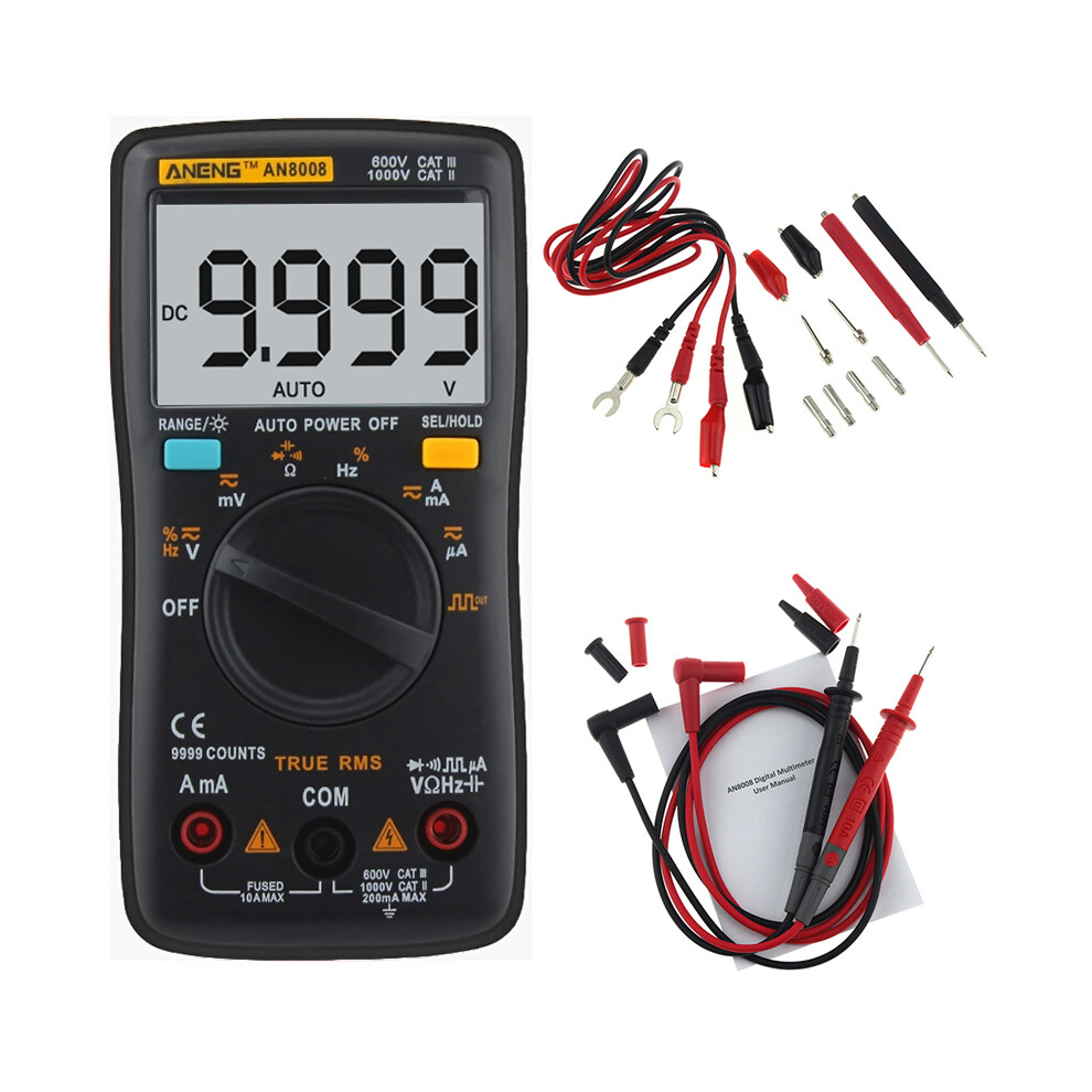 New Aneng An8008 True Rms Wave Output Digital Multimeter Ac Dc Current Volt Resistance Frequency Capacit 623414398046