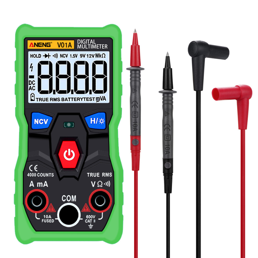 New Aneng V01a Digital True Rms Multimeter Tester Autoranging Automotriz Multimeter Color Green 623414396639