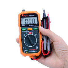 New PEAKMETER PM8232 Non-Contact Mini Digital Multimeter DC AC Voltage Current Tester Data Hold Ammeter Portable Voltage Meter
