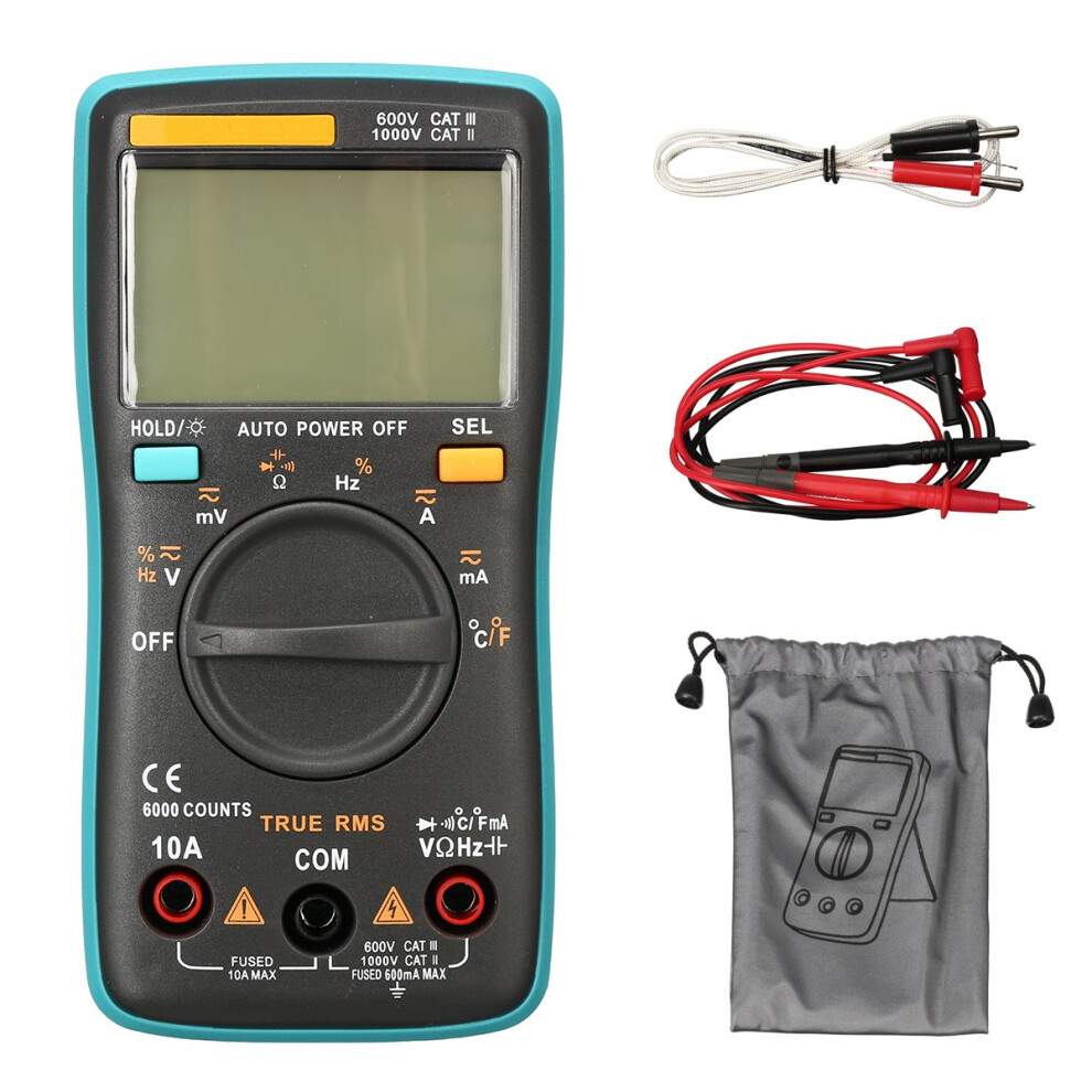 New Digital Lcd Multimeter Voltmeter Portable Ammeter Ac Dc Volt Current Test 623414397124