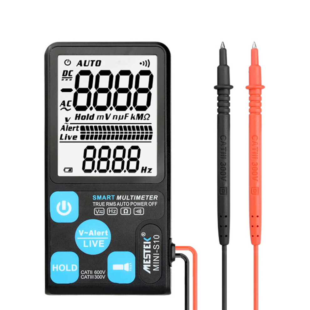 New Mestek Mini Digital Multimeter Anti-Burning Ncv Ac/Dc Voltmeter Voltage Indicator True Rms Esr Meter Auto Range Multi Meter 623414396820