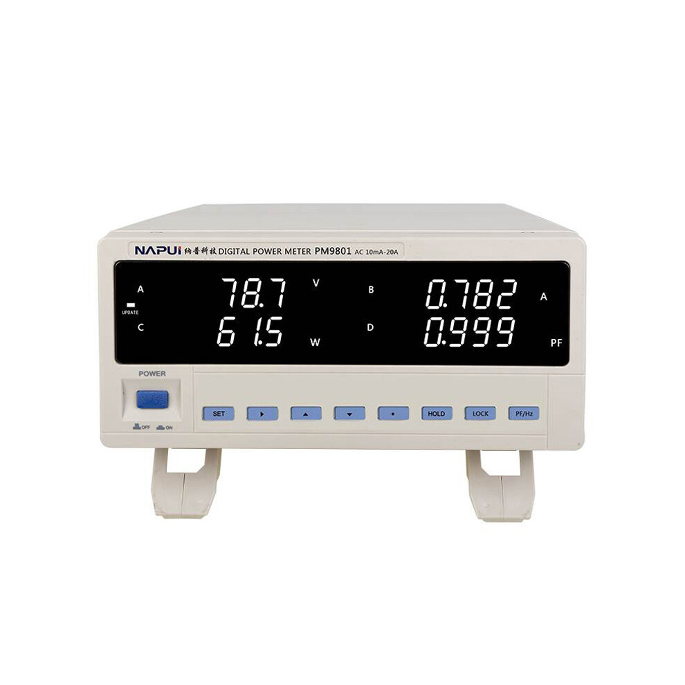 New Pm9801 Ac Voltage Current Power Factor Digital Power Meter Tester Dynamometer Electrical Parameter Tester Alarm Function 729601510441
