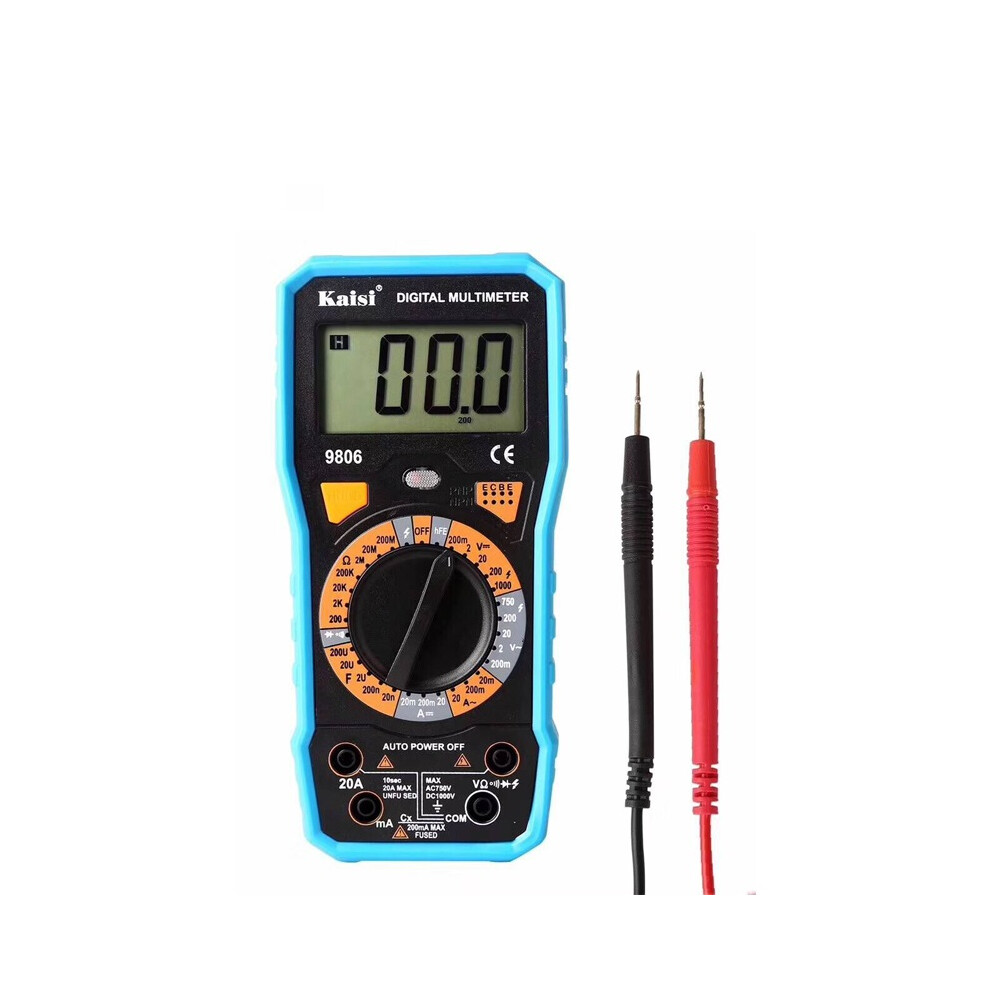 New Kaisi 9806 Professional Lcd Digital Multimeter Electrical Handheld Digital Multimeter Tester Multimetro Ammeter Multitester 623414396516