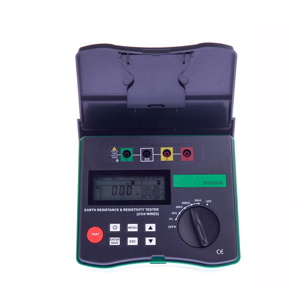 New Duoyi Dy4300 Digital Earth Resistance Tester 4-Terminal Ground And Soil Resistivity Tester 623414399258