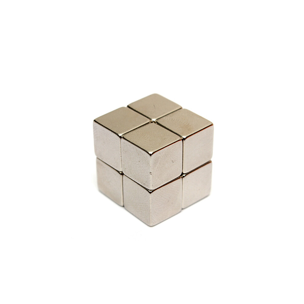 New 100Pcs N50 Rare Earth Magnet 10mm Cube Block Neodymium Super Strong Fridge