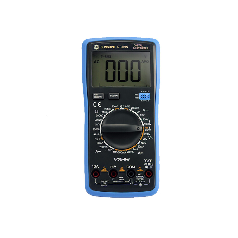 New Sunshine Dt-890N Digital Multimeter High Precision Automatic Range Multimeter Precision And Stable Tester 623414397599
