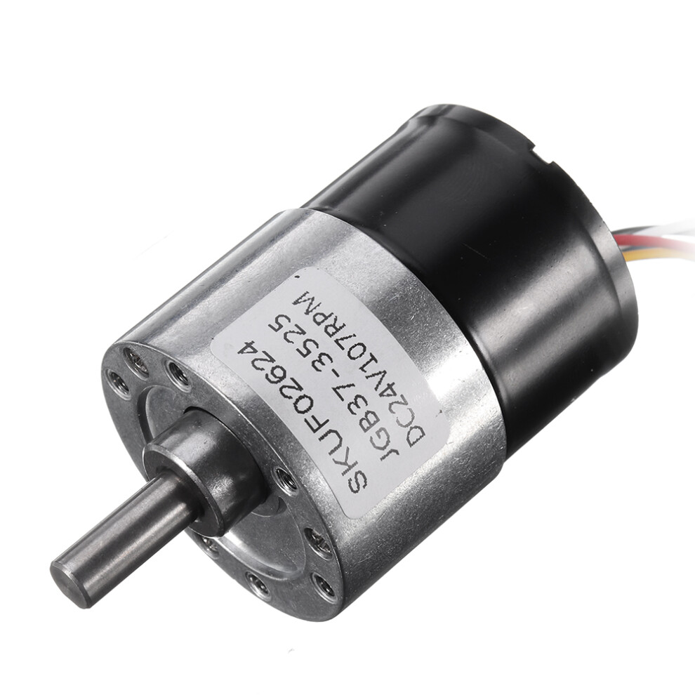 New Jgb37-3525 Dc 24V 107Rpm Brushless Motor Gear Reduction Motor 37Mm Geared Motor 623414393829
