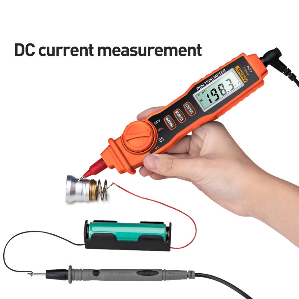 New Aneng A3002 Digital Multimeter Pen Type 4000 Counts With Non Contact Ac/Dc Voltage Resistance Diode Continuity Tester Tool 623414396356