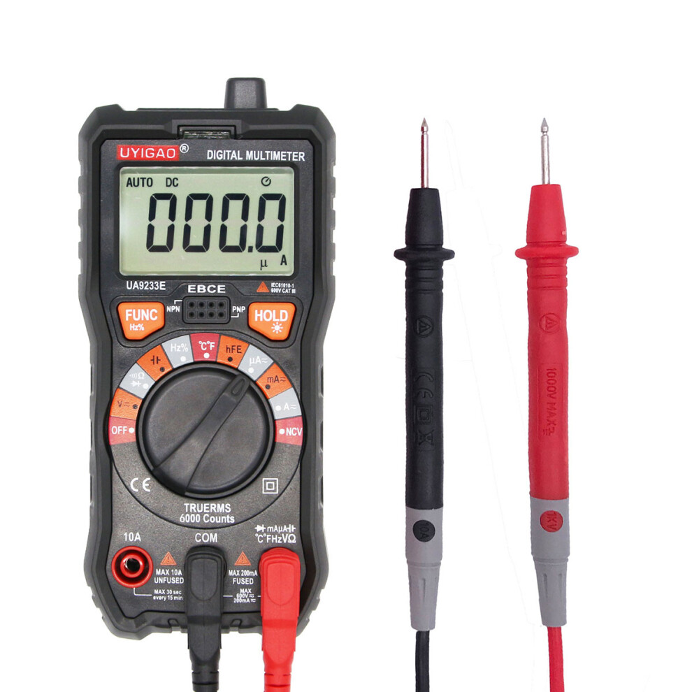 New Digital Lcd Multimeter Voltmeter Tester Ammeter Dc Ac Ohm Auto Range 2000Counts 623414396998