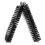 New Gutter Brush Guard Outdoor Gutter Protector Filter Leaf Twigs Black 4