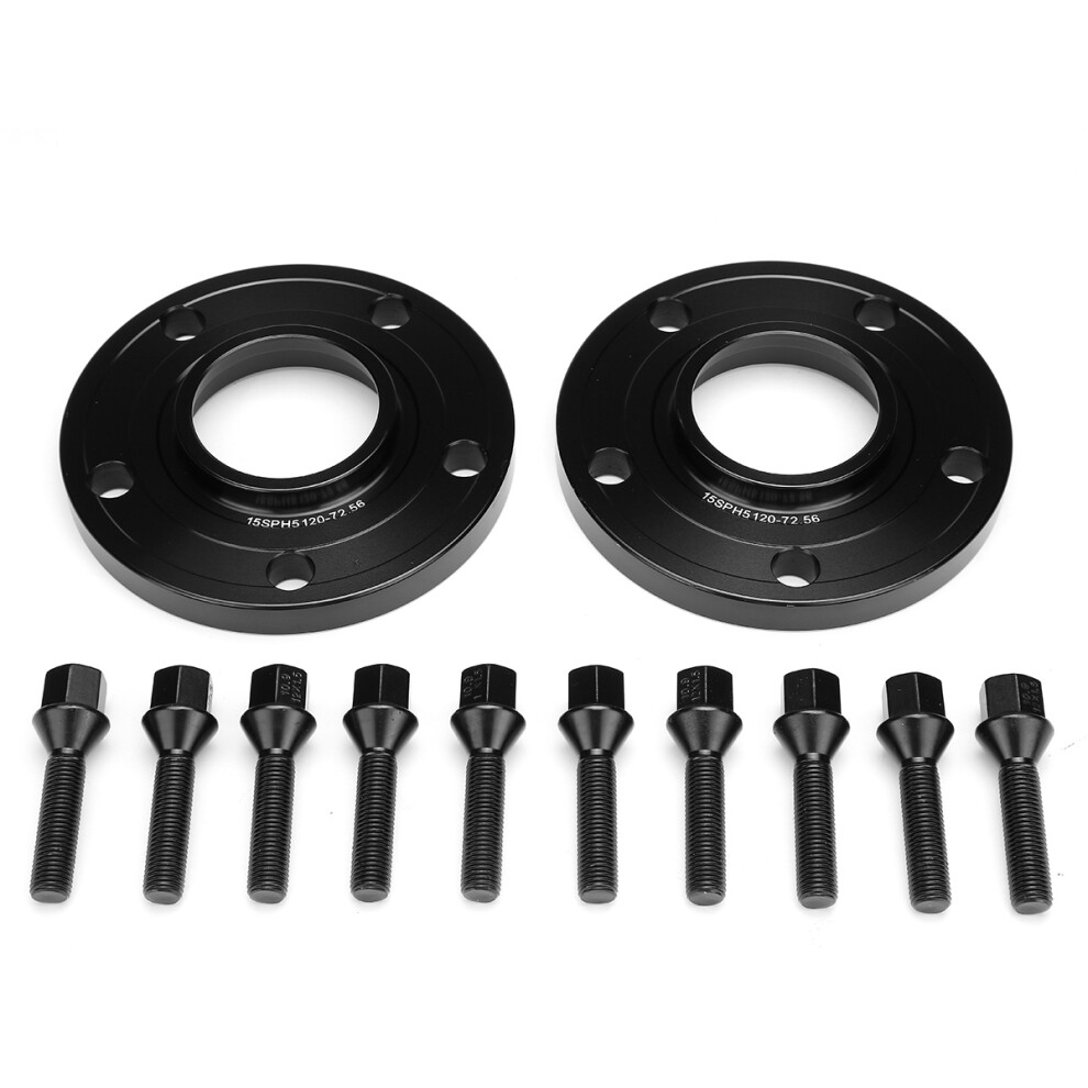 New 15Mm 5X120 Pcd Hubcentric Wheel Spacers & Bolts 72.6 For Bmw E36 E46 E90 E91 E92 623414391559