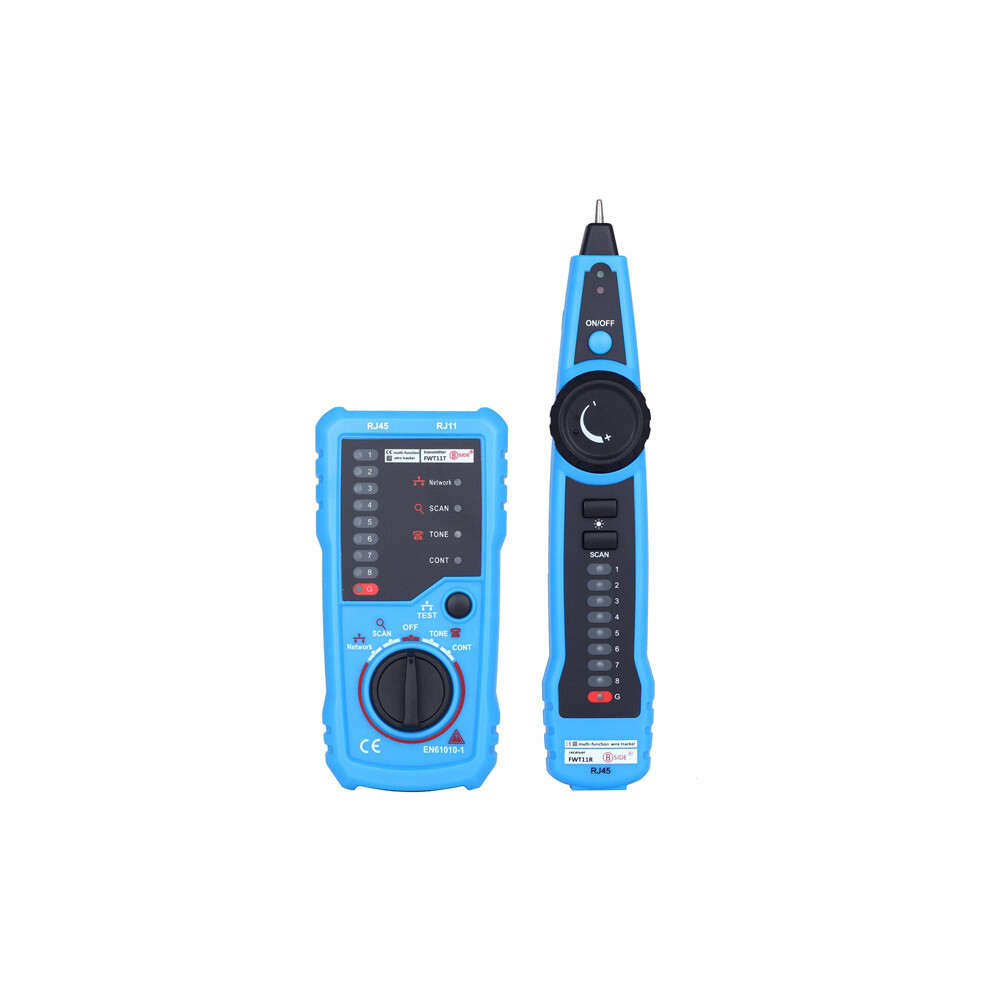 New Bside Fwt11 Rj11 Rj45 Wire Tracker Tracer Telephone Ethernet Lan Network Cable Continuity Tester Detector 729601523113