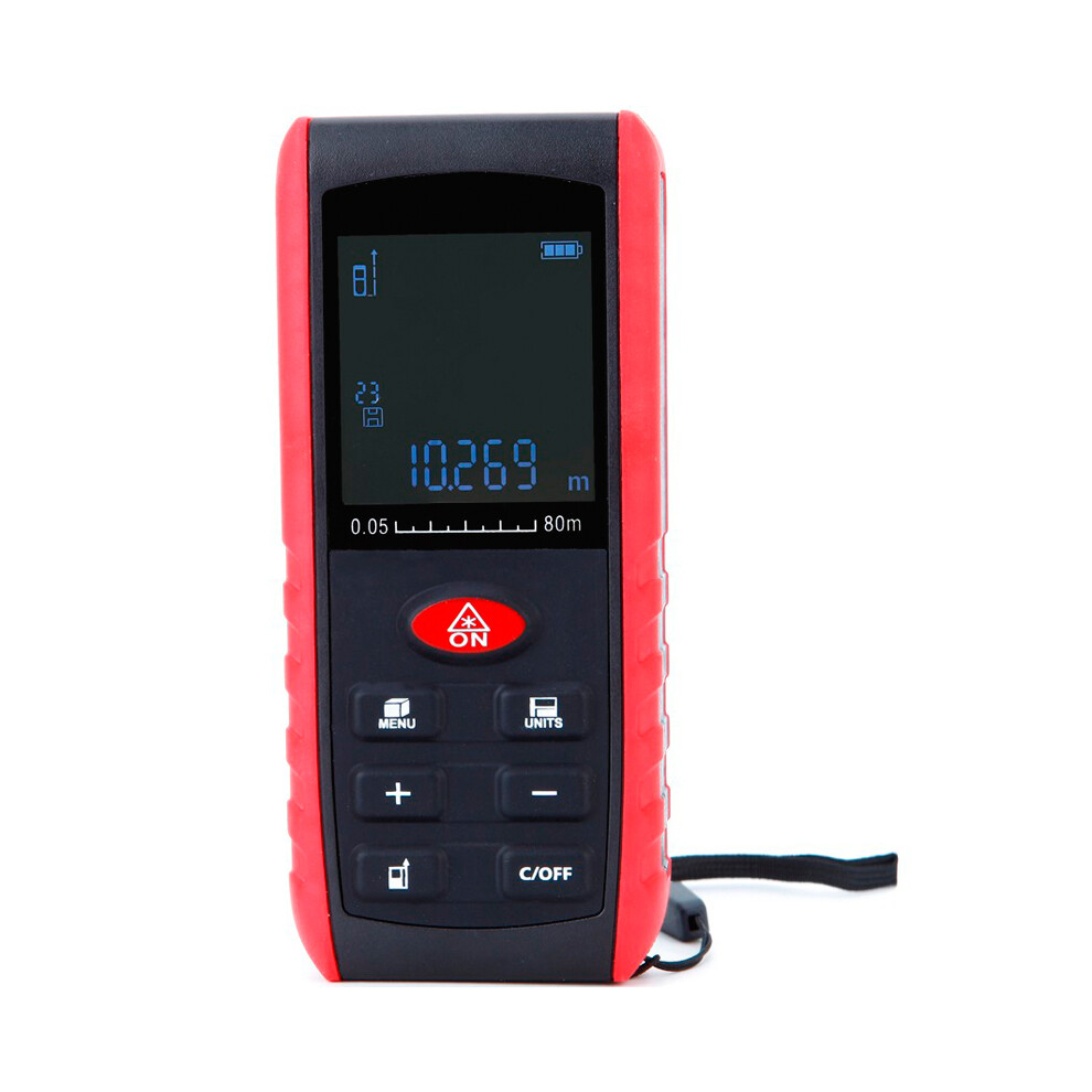 New Kxl-E80 80M Digital Laser Distance Meter Bubble Level Rangefinder Tape Measure 729601515026