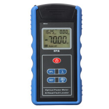 New TM203N 650nm 0.01dbm Optic Power Red Light Meter FC SC Adapter Source LCD Tester Detector