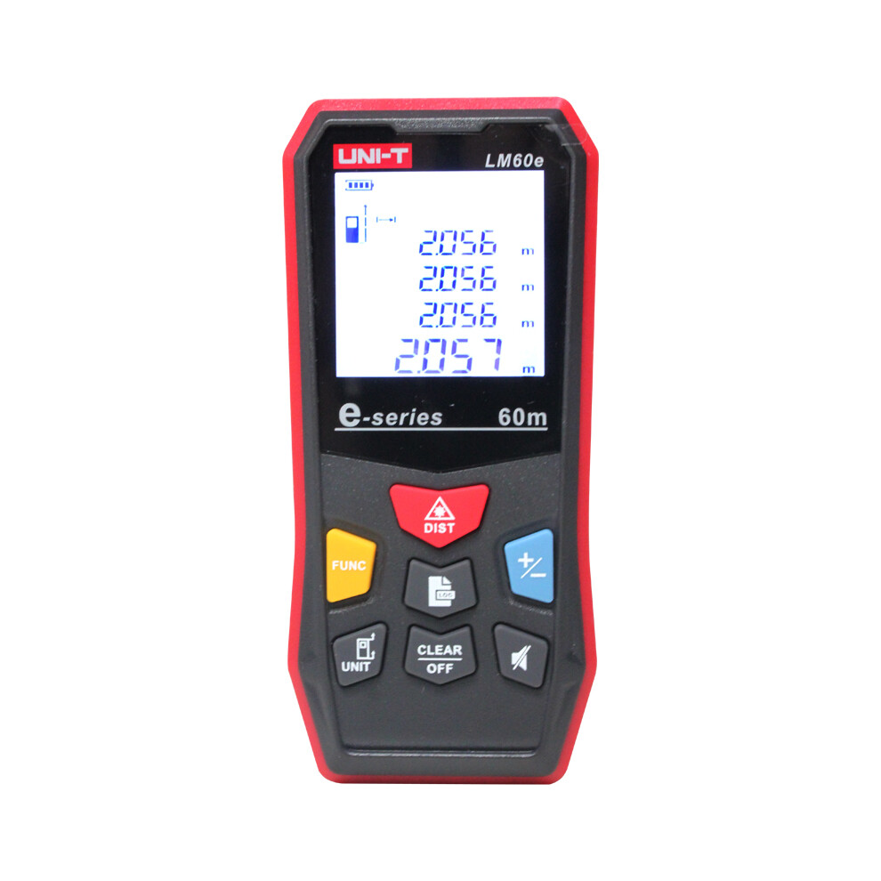 New Uni-T Lm60e 60M Laser Distance Meter Laser Rangefinder Laser Electronic Ruler Distance Measuring Instrument Area/Volume Measurement 729601514852