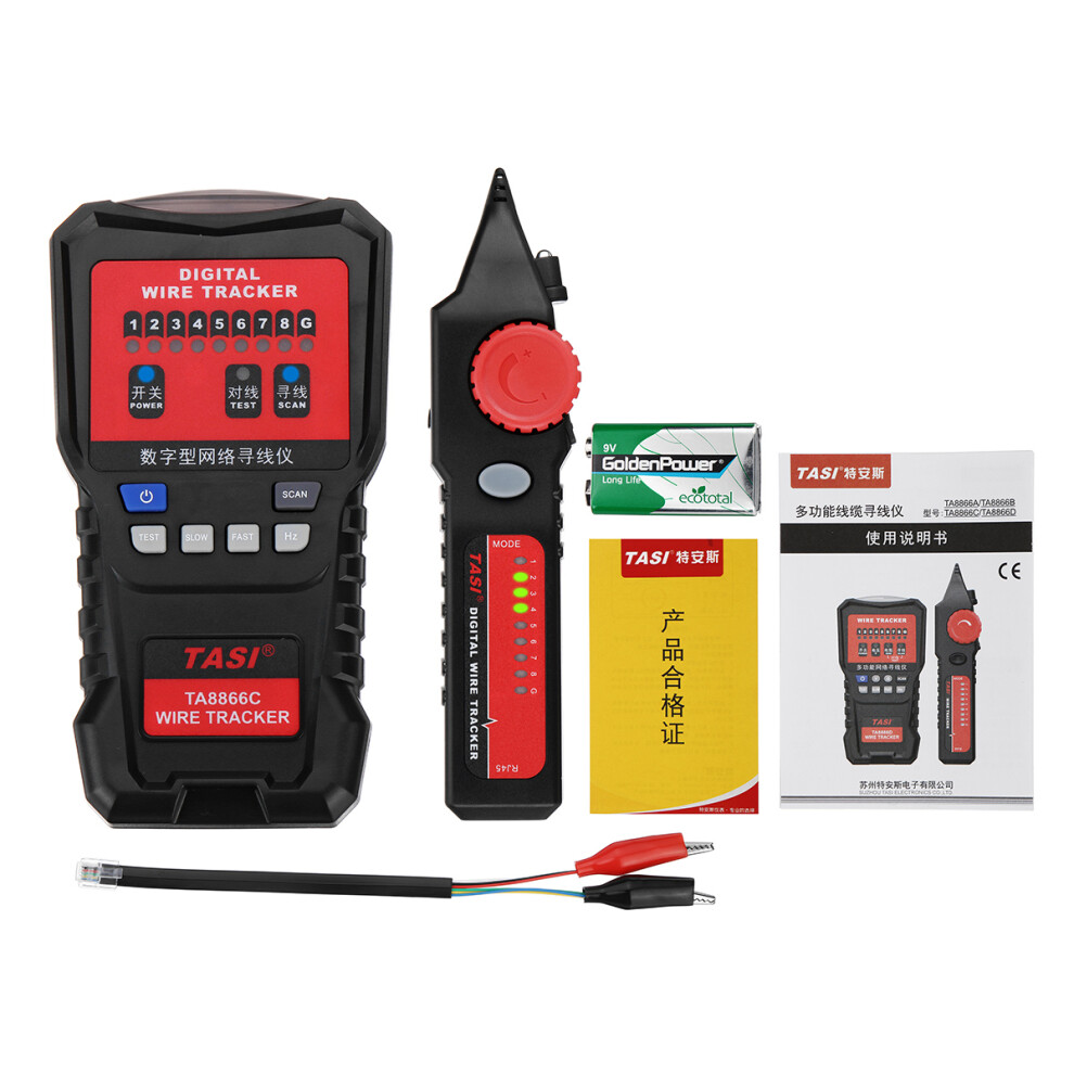 New Ta8866c Line Finder Network Cable Tester Telephone Line Checker 729601523236