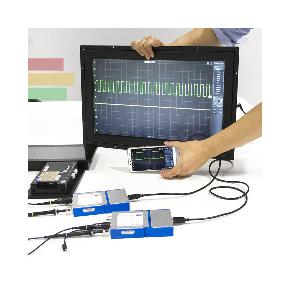 New Loto Osc482s Digital Portable Oscilloscope Osc482s Pc Usb 2.0 Virtual 2Ch Bandwidth Oscilloscope With 13M Hz Signal Generator 623414399678