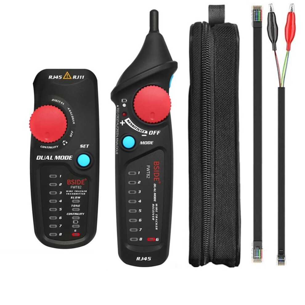 New Bside Fwt82 Dual Mode Network Cable Tracker Tester Wire Toner Rj45 Rj11 Ethernet Lan Tracer Analyzer Detector Line Finder 729601523175