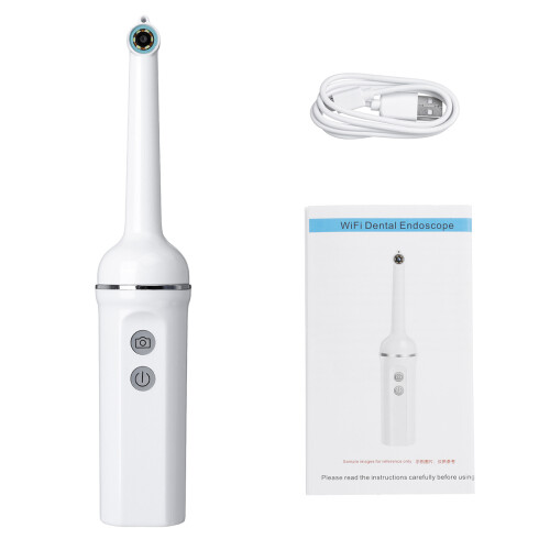 New HD WiFi LED Light Intraoral Camera Borescope Waterproof Mirror