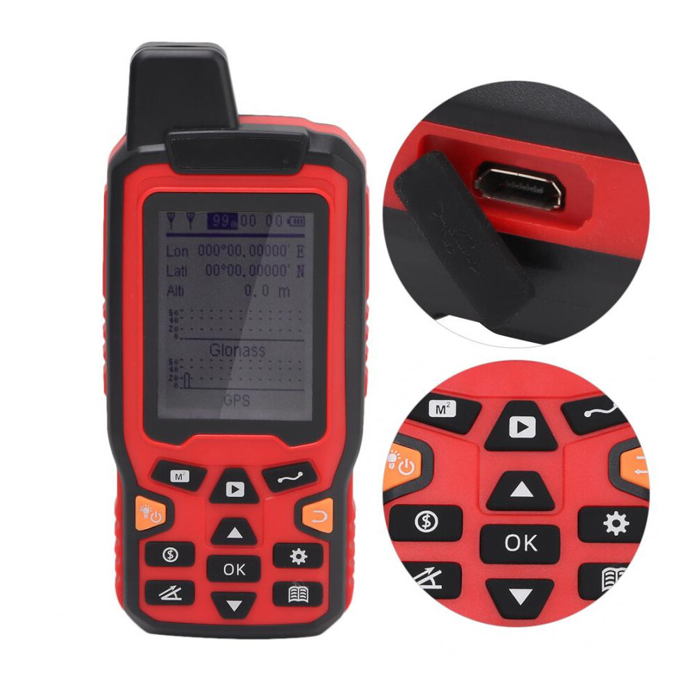 New Zl-180 Handheld Usb Gps Navigation Track Land Area Meter 2.4 Inch Display Land Survey 100-240V Land Navigation 729601515163