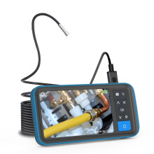 New MS450 5.5mm Single Lens 1080P Industrial Borescope 4.5 Inch Screen Waterproof Snake Camera with 6 LED For Pipeline Drain Sewer Inspecti