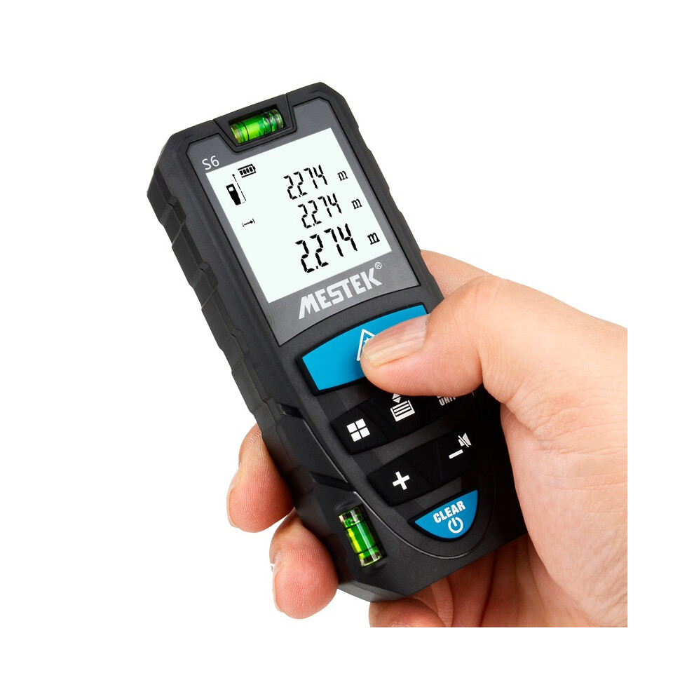 New S6 70M Laser Distance Meter Laser Rangefinder Medidor Trena Laser Measure Tape Laser Rangefinder Range Finder 729601514906