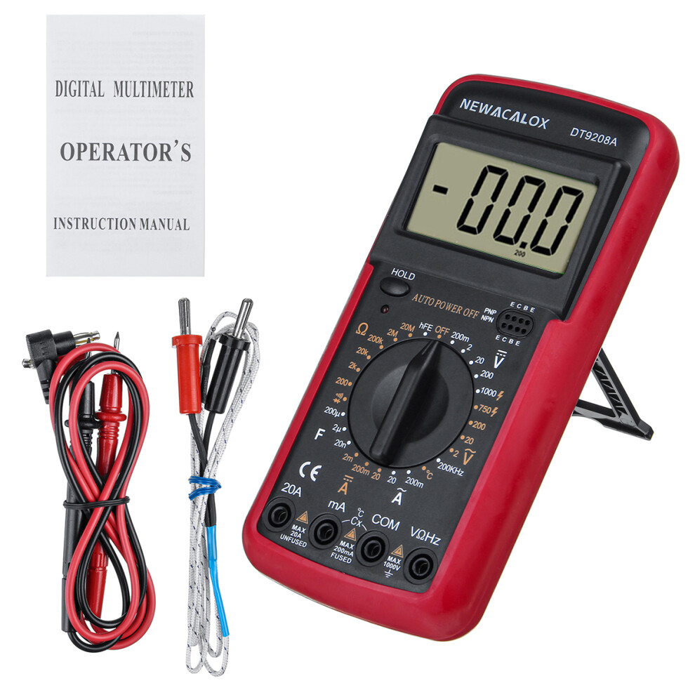 New Lcd Digital Multimeter Ac Dc Voltmeter Ohmmeter Tester Voltage Current Meter 623414396295