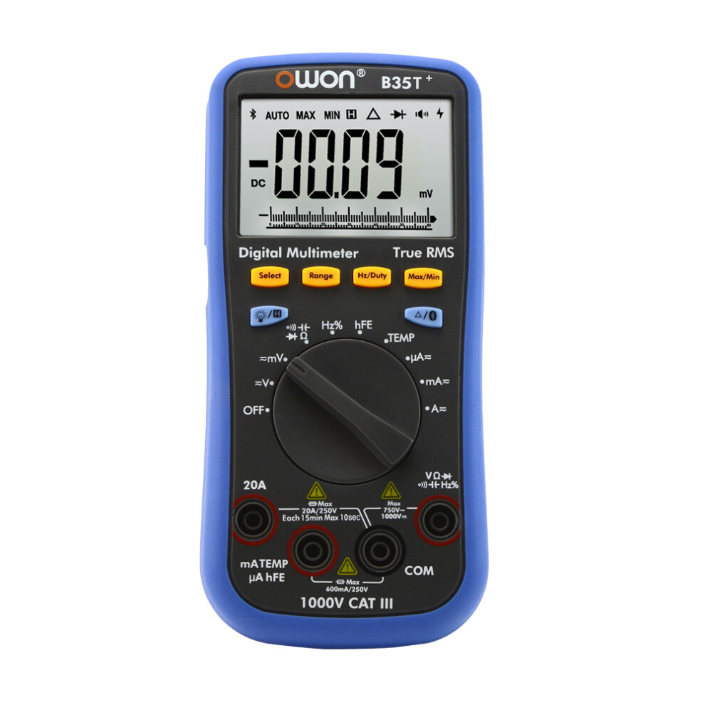 New Owon B35t+ True Rms Bluetooth Digital Multimeter Datalogger+Multimeter+Temperature Meter 3 In 1 Multi-Connection Offline Record 623414398947
