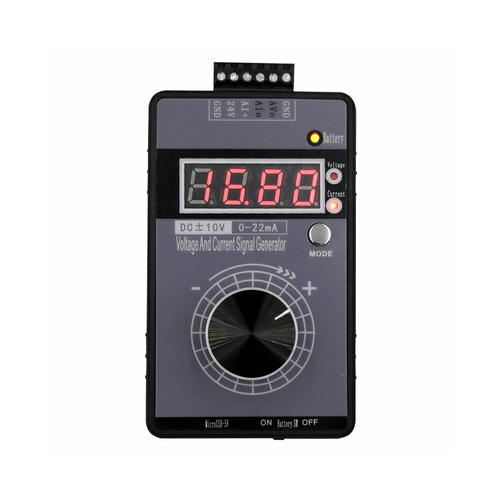 New 4-20Ma 0-10V 0-5V Signal Generator High Precision Handheld Adjustable Voltage Current Simulator Sink Source For Transmitter 633414400267