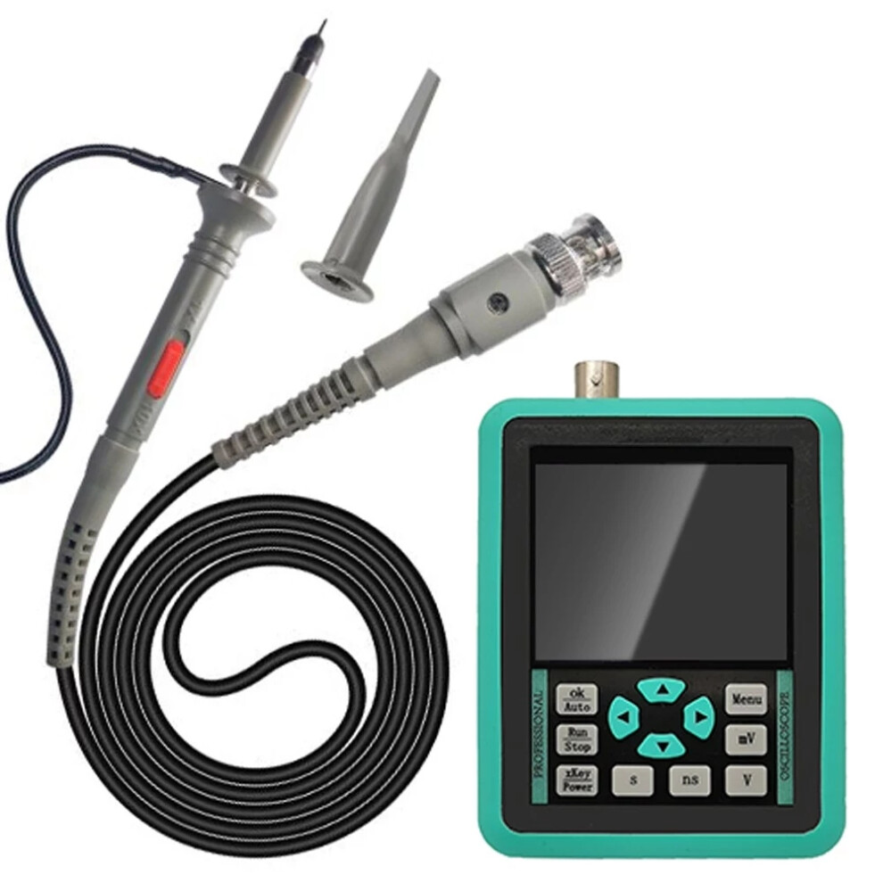 New Handheld Mini Digital Oscilloscope With 2.4 Inches Tft Color Lcd Screen 120M Bandwidth 500M Sampling Rate For Maintenance And Diy Elect 623414399555