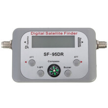 New SF-95DR Digital Satellite Signal Meter Finder Dish Network Directv FTA BUZZER with Compass