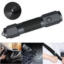 4 in1 A10 Leao XPE2 3Modes LED Flashlight with Double Safety Hammer Seat belt cutter