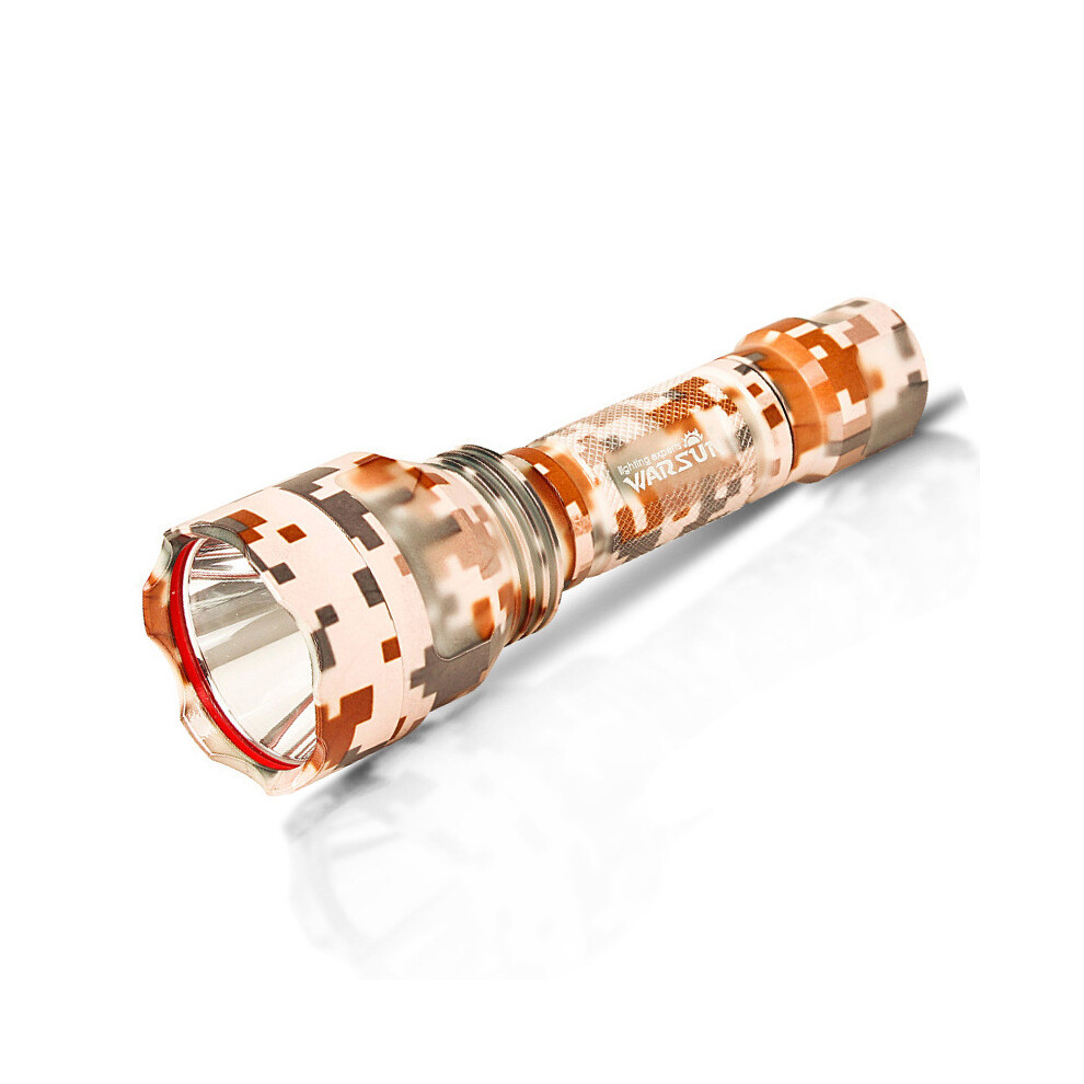 WARSUN Camo C8 High Lumen Military Fan Tactical Hunting Flashlight Portable Camouflage LED Torch