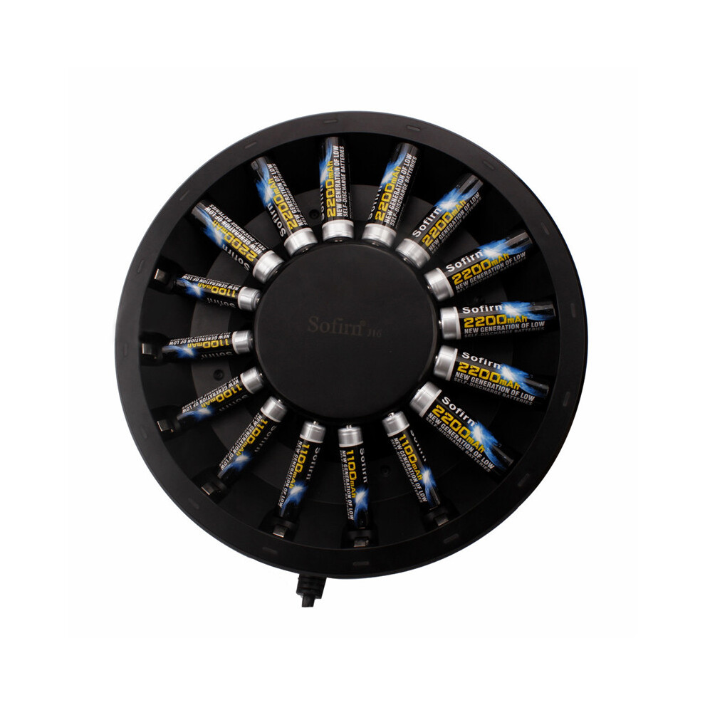 Sofirn 16 Slots Smart Battery Charger With Indicator For Aa Aa Nimh Nicd Rechargeable Batteries Chargers Light 5742607218338