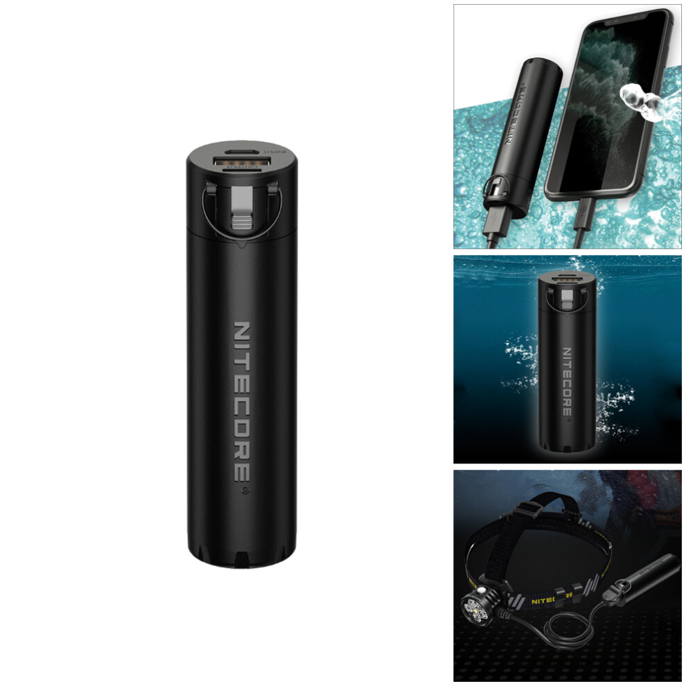 Nitecore Npb1 5000Mah 3.64V Mobile Power Bank Mini Lightweight Waterproof Portable Charger Ultra-Compact 21700 Li-Ion Battery Power Cor 6906142104122