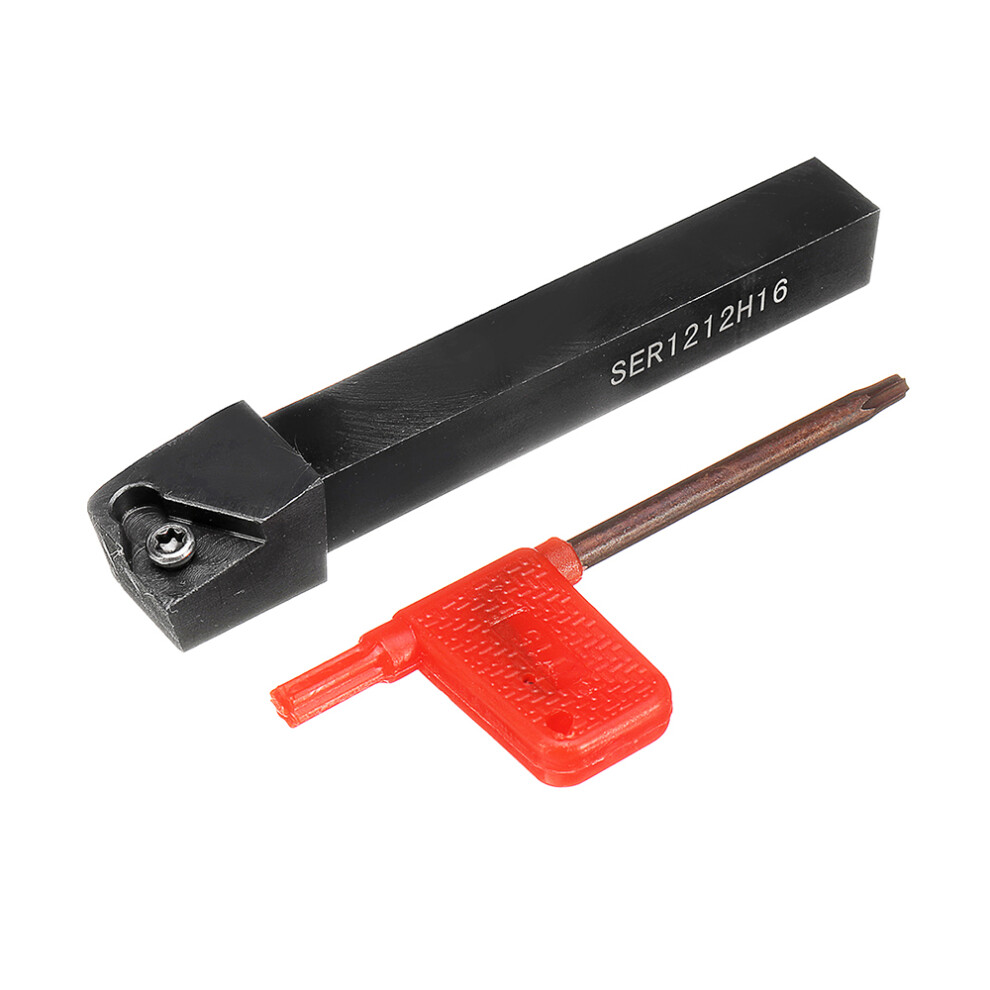 New Ser1212h16 External Thread Turning Tool Holder 12X100mm Lathe Boring Bar For 16Er Ag60 Inserts 623414378468
