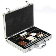 New 106pcs Universal Gun Cleaning Kit Handgun Shotgun Firearm Gun Cleaner with Aluminum Carry Case