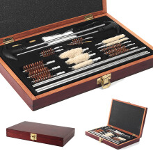 New 28Pcs Brush Cleaning Kit Hunting Shotgun Brush Set 6mm Solid Brass Rod