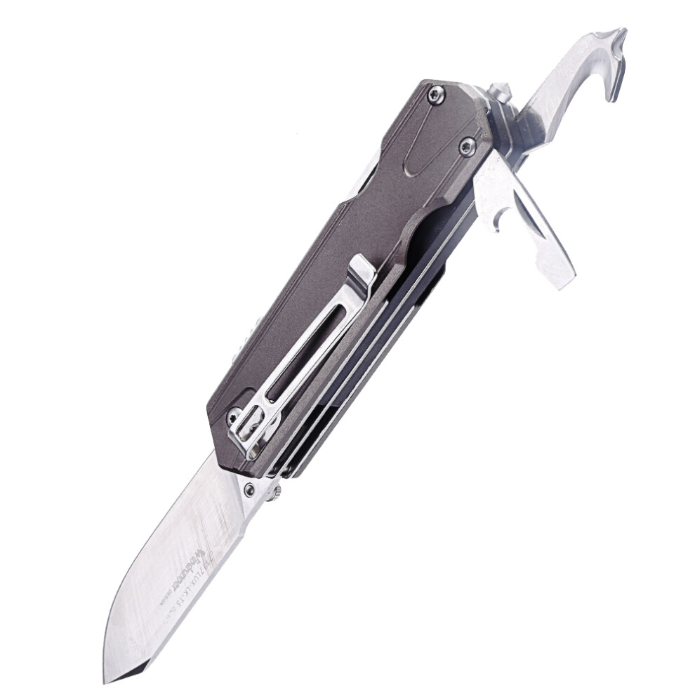 New Sanrenmu 7117 Multifunctional Folding Edc Tools Saw Rope Cutter Screwdriver Bottle Opener Screwdriver Glass Breaker Outdoor Survival 623414365079