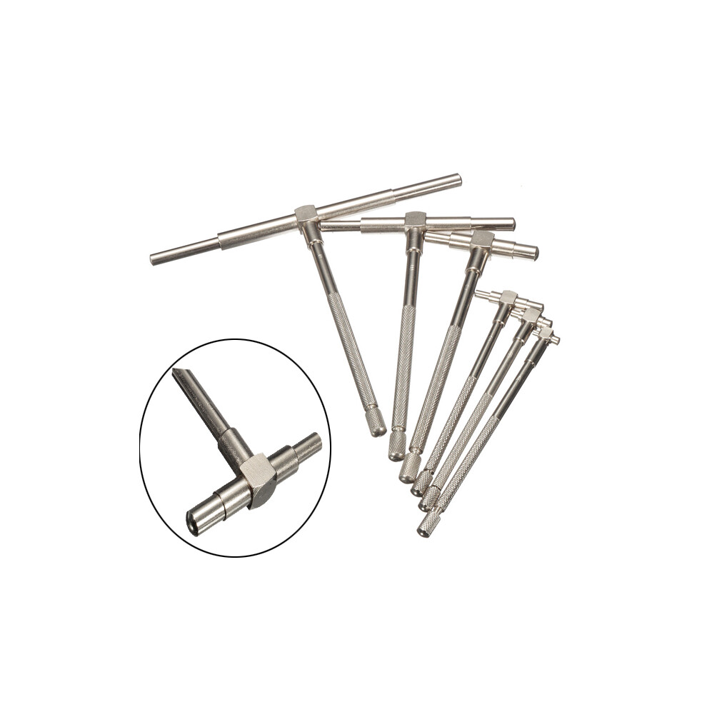 New 6Pcs 8-150Mm Telescopic Gauge Set Micrometer Measurement Bore Engineers Kit 623414374071