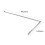 New 2 Pcs Brass Sliver Dowsing Divining Rods Water Witching Lost Objects 3