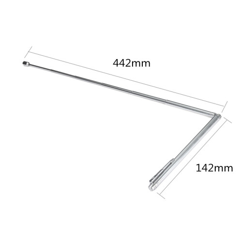 New 2 Pcs Brass Sliver Dowsing Divining Rods Water Witching Lost Objects 2