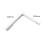 New 2 Pcs Brass Sliver Dowsing Divining Rods Water Witching Lost Objects 2