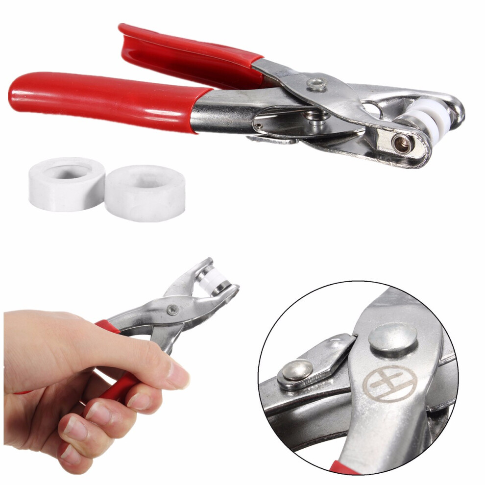 New Pliers 9.5Mm + 200 Press Pliers Plastic Button Studs Popper Fastener Setter Tool 623414373166