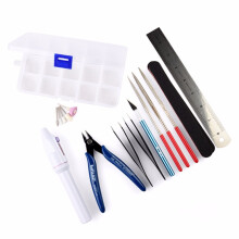 New 12Pcs Modeling Making Tools Model Basic Tools Craft Set for Gundam Model Building
