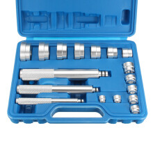 New 17pcs Aluminium Wheel Bearing Race Seal Drivers Bush Removal Tool Kit