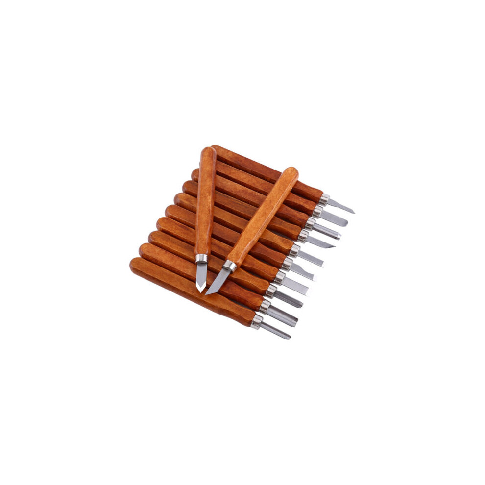 New 12pcs Carving Tools Hand Wood Carving Chisels Cutter for Wood Working DIY Tools