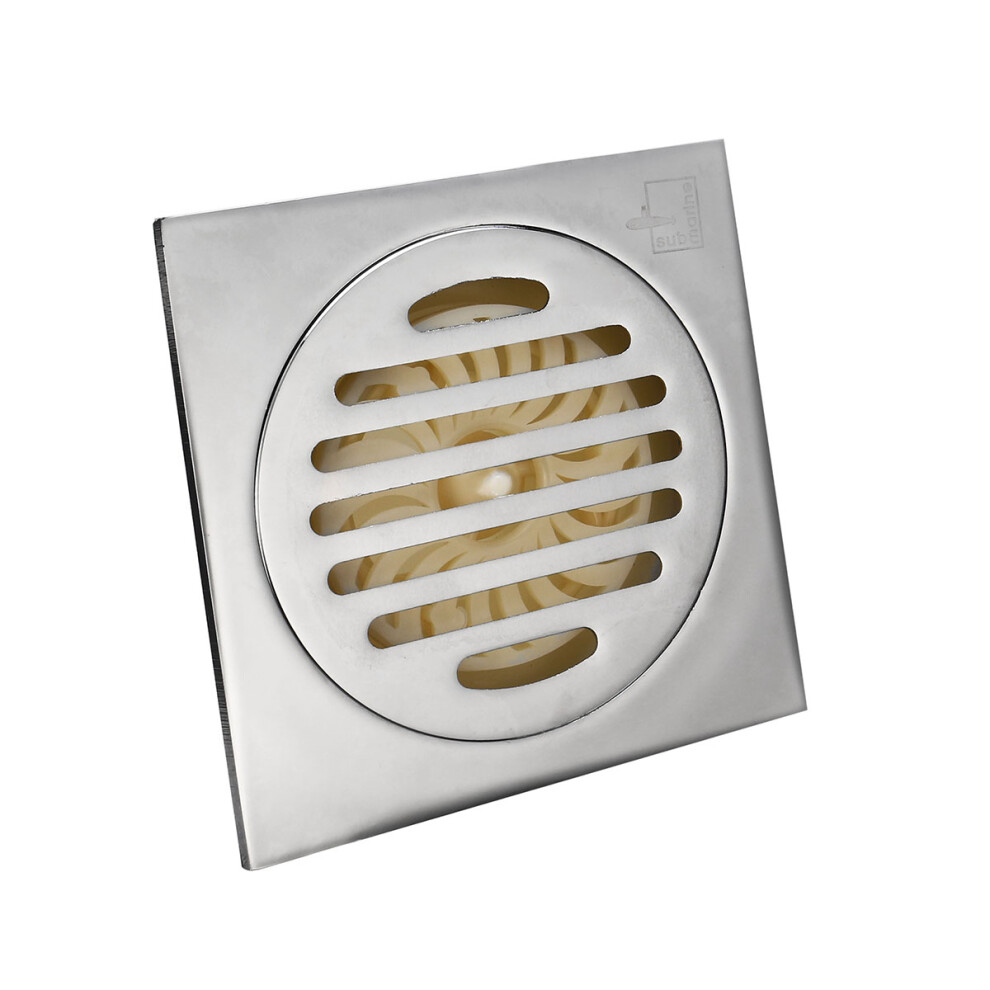 New Square Brass Bathroom Shower Floor Drain Deodorize Floor Drain Filter Shower Drain Strainer 623414366007