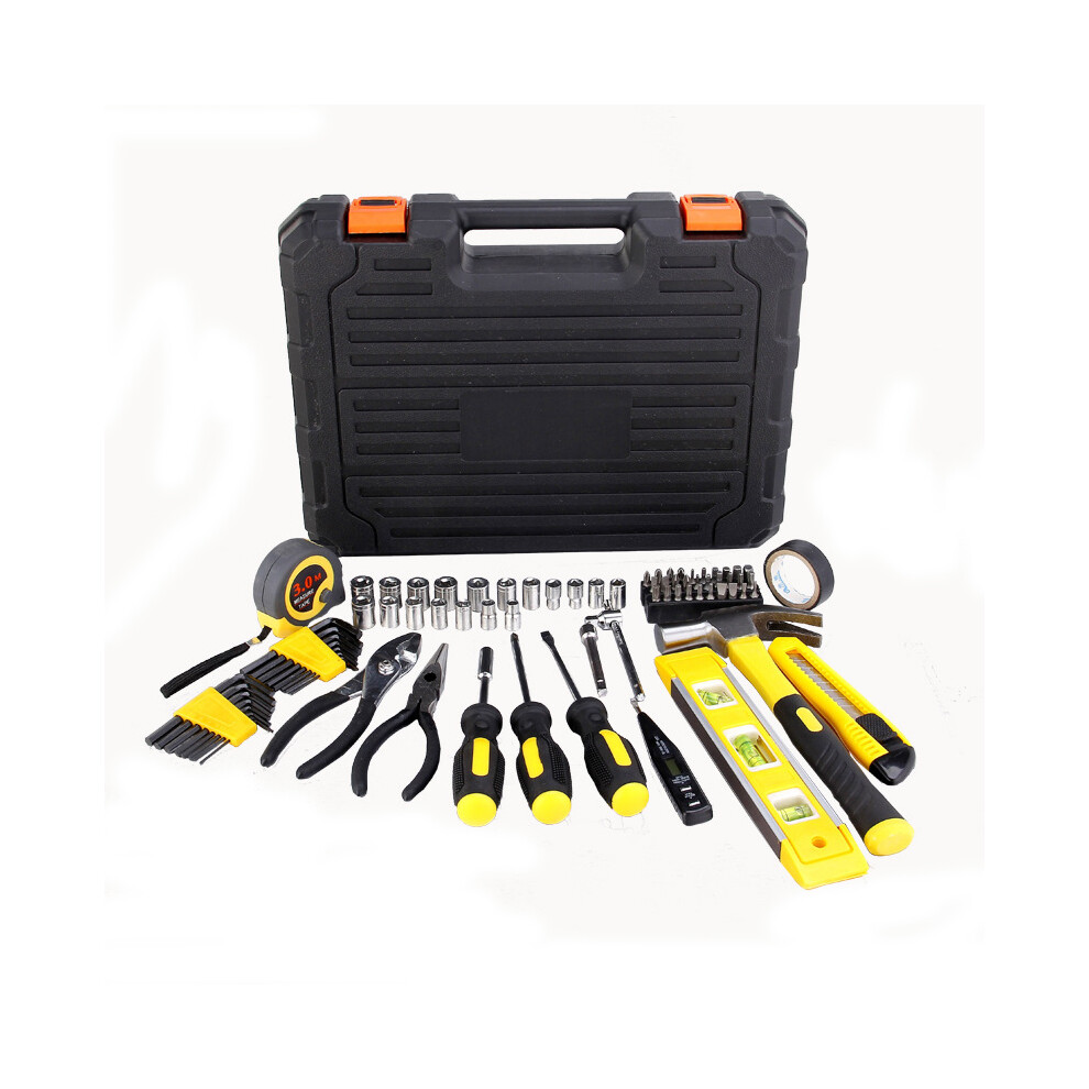 New 78Pcs Essential Household Tool Kit Diy Home Repair Hand Tools Wrench Ratchet Screwdriver Plier Box Case 623414375283